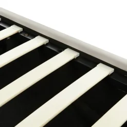 Beliani LAVAUR - Bed met opbergruimte - Taupe - 160 x 200 cm - Fluweel Online