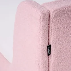 Beliani LAYE - Kinderbed - Roze - 90 x 200 cm - Bouclé Sale