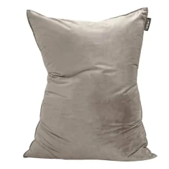 Lebel zitzak teddy/velours- taupe - 100x150 cm Best