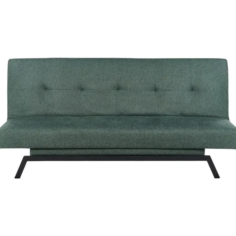 Beliani LEEDS - Slaapbank 3-zits - Groen - Polyester Online