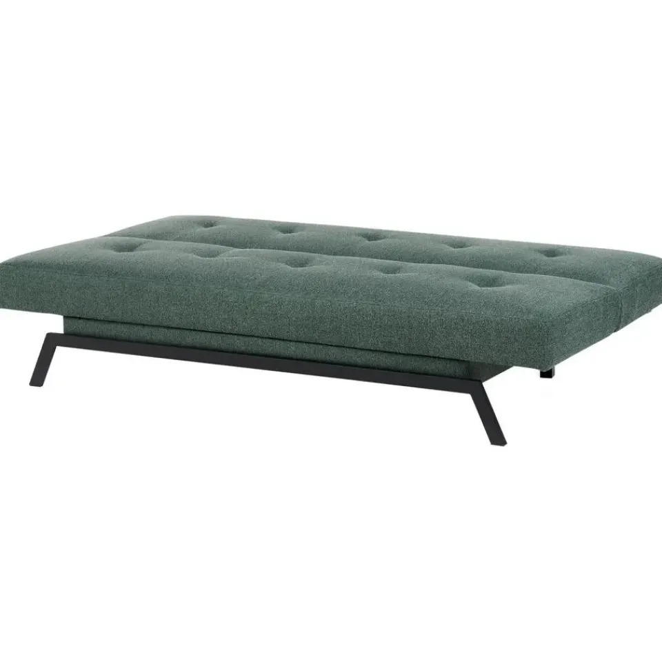 Beliani LEEDS - Slaapbank 3-zits - Groen - Polyester Online