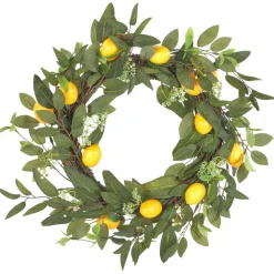 Leen Bakker LENRUN - Krans - Groen - 50 cm - Polyester Outlet