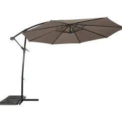 Les - Gemini zweefparasol taupe 3 m Online