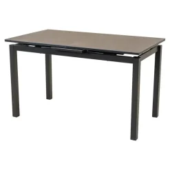 Les - Lagos-uittrektafel 130/160x75 cm - matt antraciet Hot