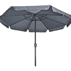 Les - Libra parasol met volant grijs 3 m Hot