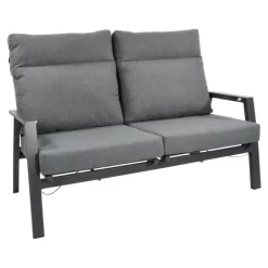Les - Loungebank Ohio 2-pers - grijs Discount