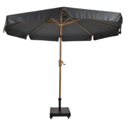 Les - Parasol Libra houtlook Ø3mtr - grijs Clearance