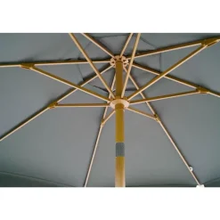 Les - Parasol Libra houtlook Ø3mtr - grijs Clearance