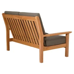 Les - Teak loungebank teak 124cm + kussen Discount