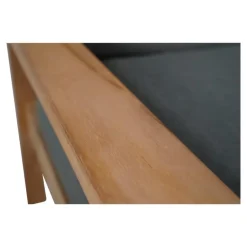 Les - Teak loungebank teak 124cm + kussen Discount