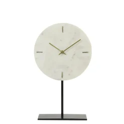 Light & Living - Klok MORENO - 25.5x10x42.5cm - Wit Best