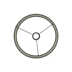 Light & Living - Lampenkap ELODI - Ø40x30cm - Brons New