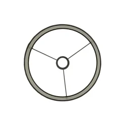 Light & Living - Lampenkap ELODI - Ø40x30cm - Brons New