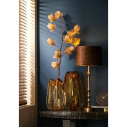 Light & Living - Lampenkap GEMSTONE - Ø25x18cm - Bruin Clearance