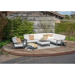 Garden Impressions Lincoln midden element - carbon black - desert sand Hot