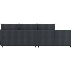 Dorel Home Lindhus - Bank met chaise longue omkeerbaar in corduroy antraciet Sale