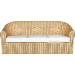 Beliani LIVADEIA - 3-zits tuinbank - Natuurlijk - Rotan Discount