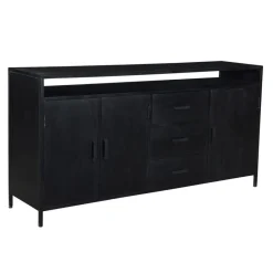 Livingfurn - Dressoir Kala Open 180 cm - Mangohout Hot