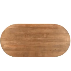 Livingfurn - Eetkamertafel Salvator 200cm - Mangohout New