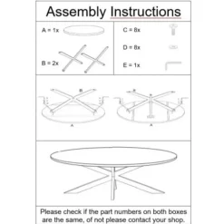 Livingfurn - Eetkamertafel Oslo Oval Black 160 cm - Mangohout Discount