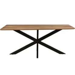 Livingfurn - Eetkamertafel Oslo - Spider - Acasiahout - 200 Clearance