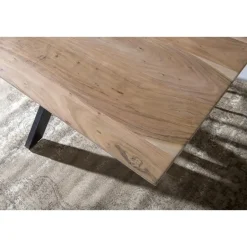 Livingfurn - Eetkamertafel Oslo - Spider - Acasiahout - 200 Clearance