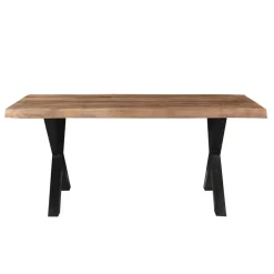 Livingfurn - Eetkamertafel Tree - X-Poten - Mango Hout - 220 - Bruin Discount
