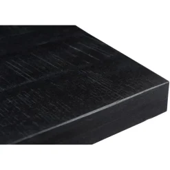 Livingfurn - Eetkamertafel Kala - U-Poten - Mangohout - 200 cm - Zwart