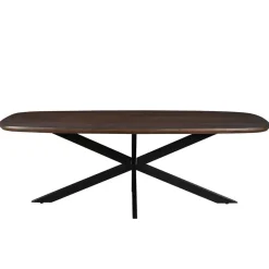 Livingfurn - Eetkamertafel Jesper Danish Oval Brown 180 cm - Mangohout Best