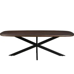 Livingfurn - Eetkamertafel Jesper Danish Oval Brown 230 cm - Mangohout New