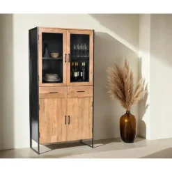 Livingfurn - Kabinetkast Elin - 90x40x180cm Discount