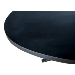 Livingfurn - Zwart Ovale Eetkamertafel - - Mango Hout - 210 cm Online