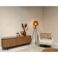 Livingfurn Tv-Meubel Noor Naturel 170cm Mangohout Outlet