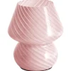 Leen Bakker LOBO - Tafellamp - Roze - Glas New