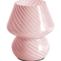 Leen Bakker LOBO - Tafellamp - Roze - Glas New