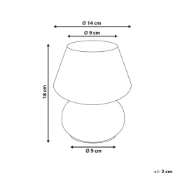 Leen Bakker LOBO - Tafellamp - Roze - Glas New