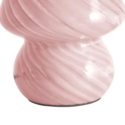 Leen Bakker LOBO - Tafellamp - Roze - Glas New