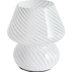 Leen Bakker LOBO - Tafellamp - Wit - Glas Sale