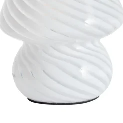 Leen Bakker LOBO - Tafellamp - Wit - Glas Sale