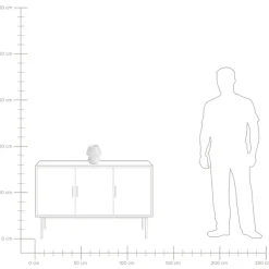 Leen Bakker LOBO - Tafellamp - Wit - Glas Sale