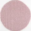 Muratap Loca Shaggy Rond Vloerkleed Licht Roze Hoogpolig - 150 CM ROND New
