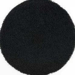 Muratap Loca Shaggy Rond Vloerkleed Zwart Hoogpolig - 120 CM ROND Sale