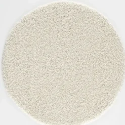 Muratap Loca Shaggy Rond Vloerkleed Creme Hoogpolig - 120 CM ROND Outlet
