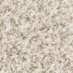 Muratap Loca Shaggy Rond Vloerkleed Creme Hoogpolig - 150 CM ROND Clearance