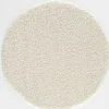Muratap Loca Shaggy Rond Vloerkleed Creme Hoogpolig - 200 CM ROND Sale