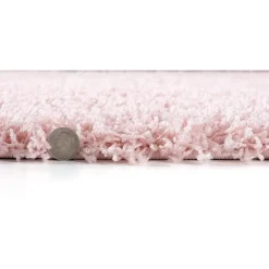 Muratap Loca Shaggy Vloerkleed – Modern Uni Effen – Roze Hoogpolig & Zacht - 160x230 CM Outlet
