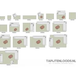 Muratap Loca Shaggy Vloerkleed – Modern Uni Effen – Roze Hoogpolig & Zacht - 140x200 CM