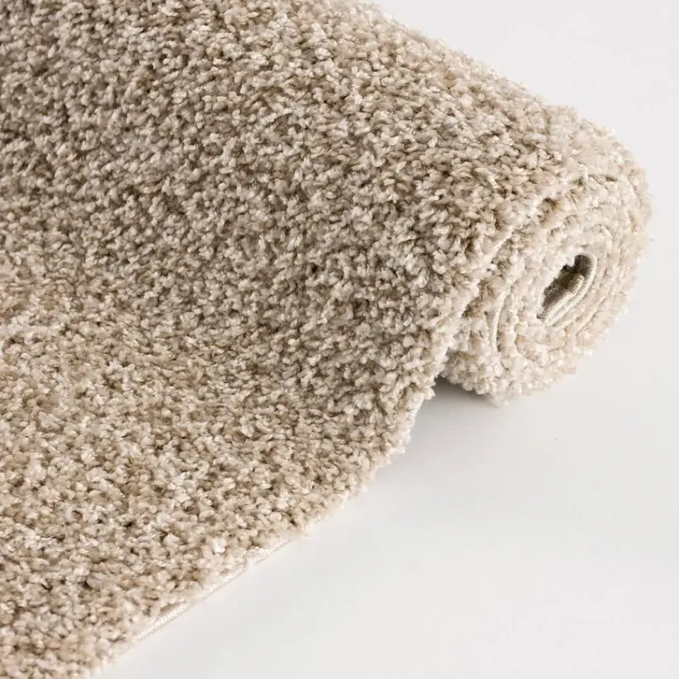 Muratap Loca Shaggy Vloerkleed Beige Hoogpolig - 140x200 CM