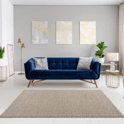 Muratap Loca Shaggy Vloerkleed Beige Hoogpolig - 140x200 CM