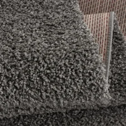 Muratap Loca Shaggy Vloerkleed Grijs Hoogpolig - 300x400 CM Clearance